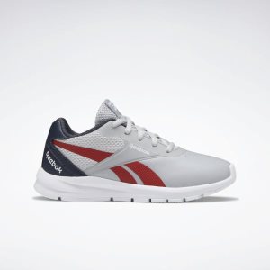 Reebok Rush Runner 2.0 Laufschuhe Kinder - Grau/Navy/Rot - DE 983-DWQ